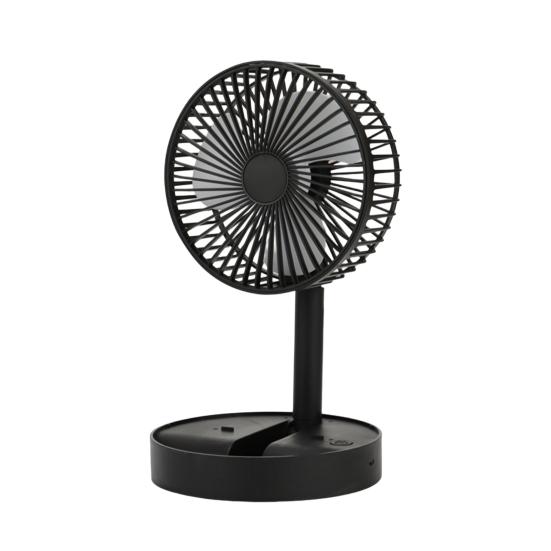 Ventilator de Mână Pliabil Portabil Reglabil Rotație 360 de Grade Pale Flexibile Zgomot Redus Multi-Viteză Ventilator de Birou cu Suport pentru Telefon