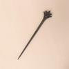 Exquisitely Carved Ebony & Sandalwood Hairpin - Ancient Chinese Style Accessory for Updos and Hanfu Headdress