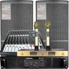 LINGSHENG SP-14 Professional Stage Speaker System CN Plug (adapter Included)