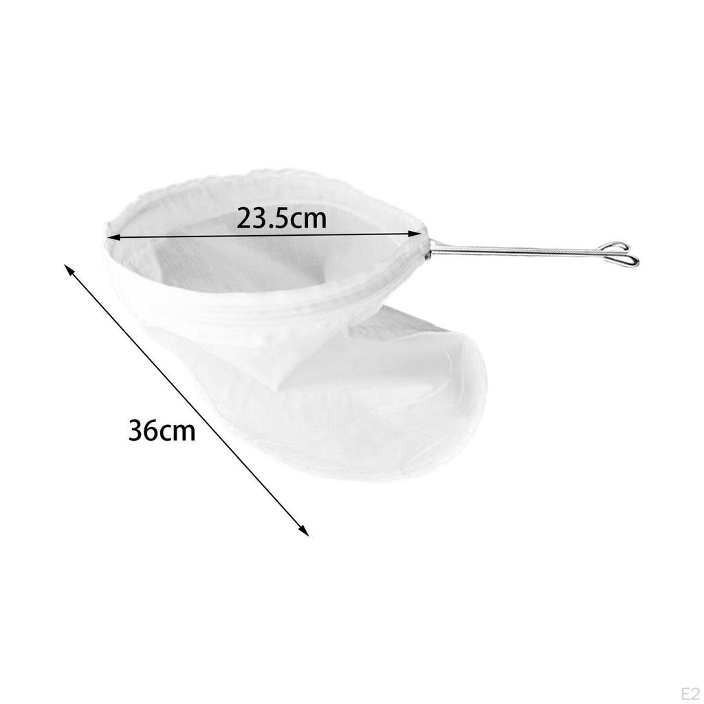 Fabric Filter Bags with Convenient Handle for Food Straining