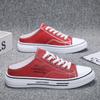 2024 Men's New Casual Canvas Half Slippers Spring and Autumn Men's Outdoor Sports Versatile Casual Shoes  Tenis Masculino