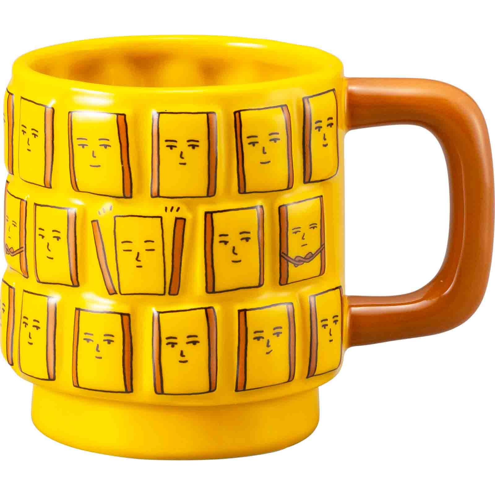 

Sun Art Fujiya Pie Home Pie Goods Home Ears Mug, Semi-3D, Design, Approx. 350ml, SAN4225, Snack, Sweets,