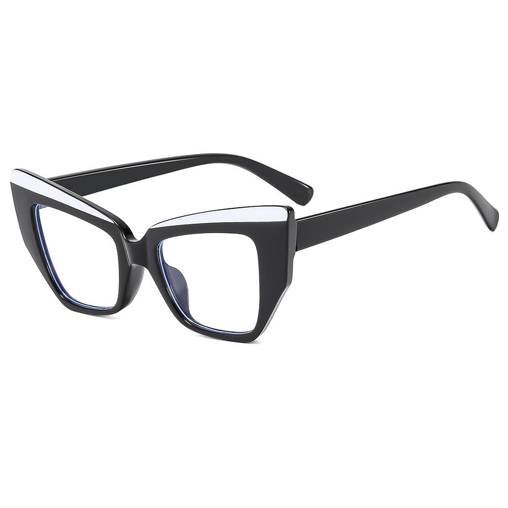 Brand Design Fashion Cat Eye Oversized Frame Photochromism Prescription Reading Glasses Women Anti Blue Light Hyperopia Eyewear