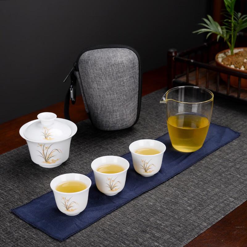

LISM Portable Travel Ceramic Tea Set