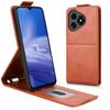 For Ulefone Note 19 Stand Case Magnetic Clasp Vertical Flip Leather Phone Cover with Card Holder