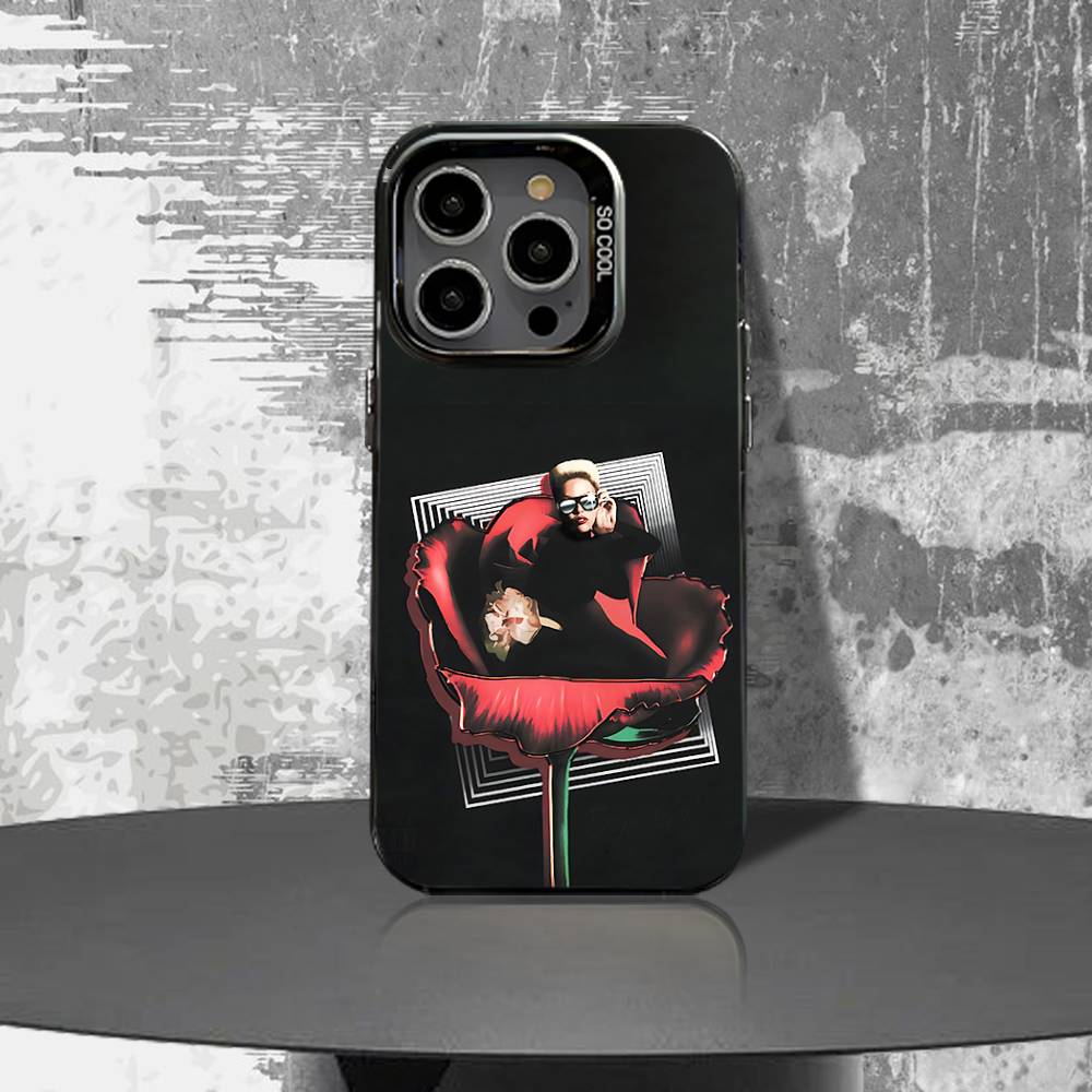

D-Doja Cat Vie Phone Case For iPhone 16,15,14,13,12,11,Pro,XS,Max,Plus,Mini,SE4,E Black Matte Shockproof Cover iPhone12mini