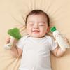Infant Comforting Toy Lovely Cartoon Shape Hand Grip Doll Sensory Development Toy for Crib Strollers Travel Daily