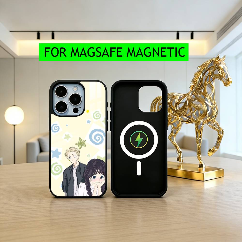 Kaoruko W-Waguri Rintaro T-Tsumugi-ES Phone Case For iPhone17,16,15,14,13,12,11 Plus,Pro Magnetic with Magsafe Wireless Charging