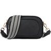 Ielgy Embroidered Grid Messenger Bag Retro Popular Color-Blocking Webbing Shoulder Small Square Bag