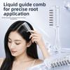 Anti-Static Scalp Liquid Guide Comb Transparent Essential Oil Applicator  Scalp Nourish