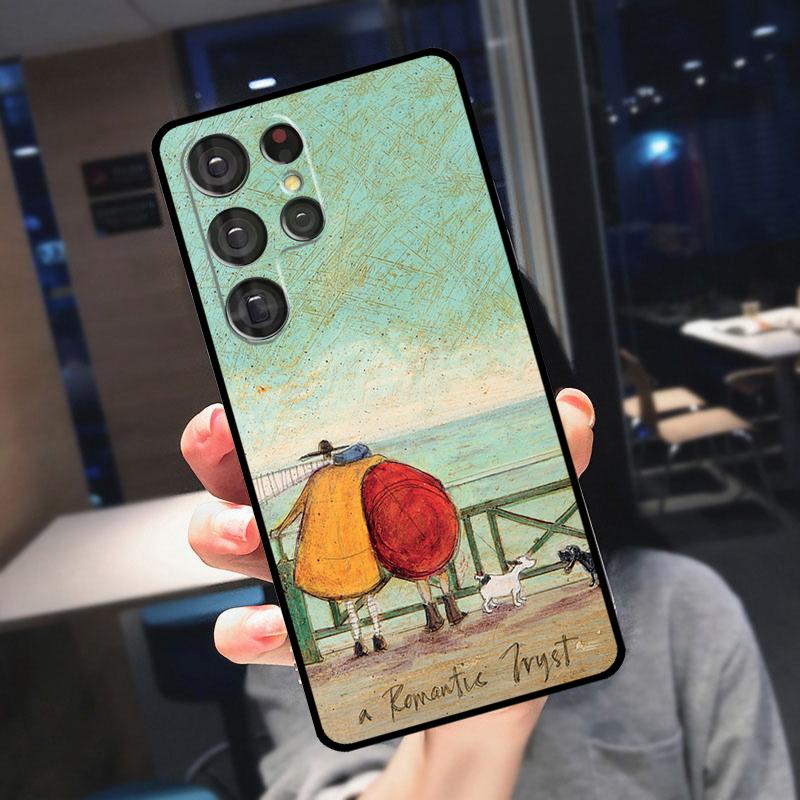 

Sam Toft Art Abstract Landscape Cover For Samsung Galaxy S25 Ultra S24 S22 S21 S23 Plus S20 FE S9 S10 S24 FE Phone Case Galaxy S20 FE