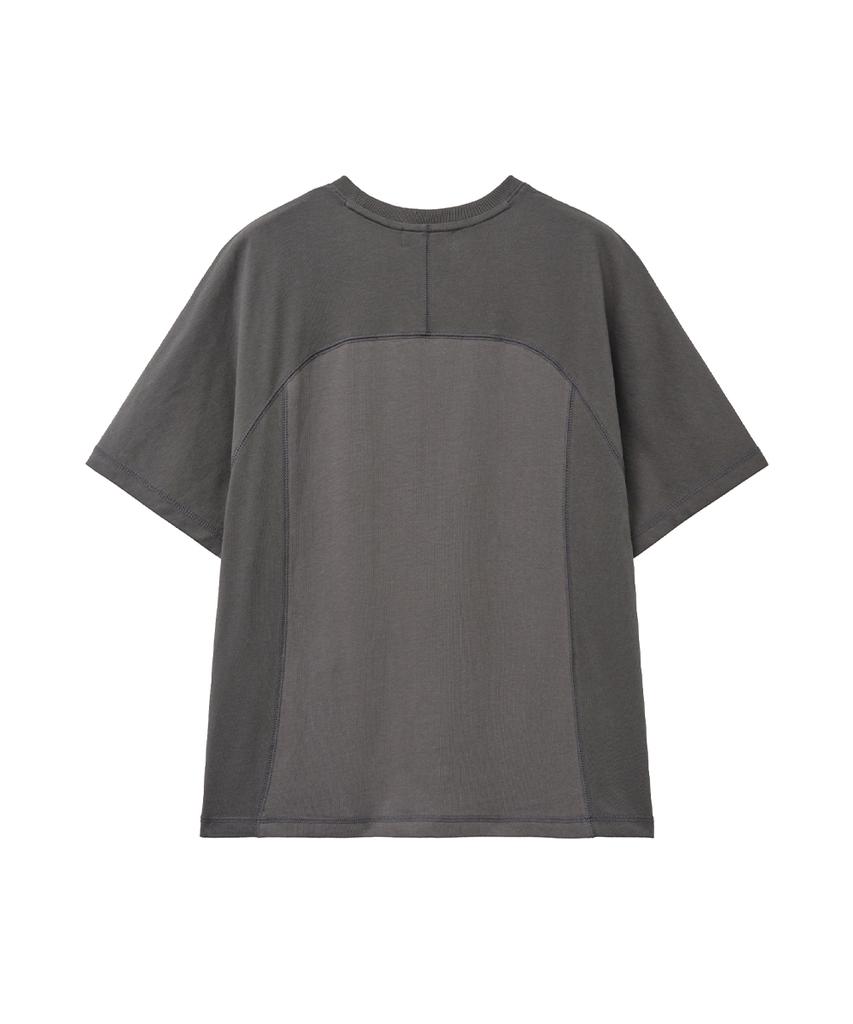 Misekiseoulmaen Two-Tone Raglan Short Sleeve Charcoal