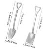 2-4pcs Stainless Steel Shovel Coffee Spoon Set Scoop Shovel Creative Tea-spoon Ice Cream Dessert Spoon Birthday Gift Tableware