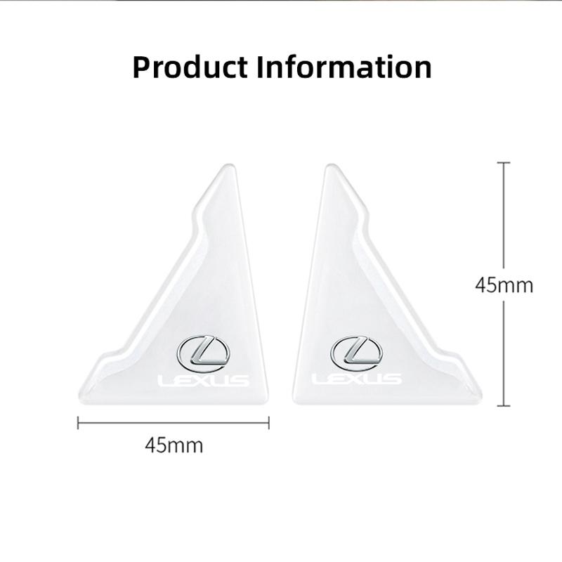 4Pcs Car Door Anti-scratch Sticker Auto Protective Decals For Lexus GS IS LS500h ES260 ES300h 350h NX260 UX260 LM LC RZ450e TX AEH1