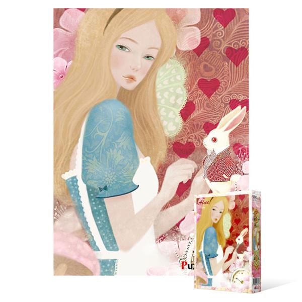 

500 Piece Jigsaw Puzzle - Alice and the Gentleman Rabbit, popular Korean puzzle