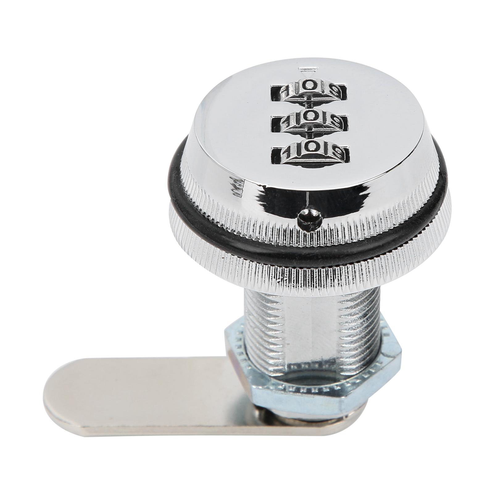 

3-значный кодовый замок для шкафа, из цинкового сплава, парольные замки, товары для домашней безопасности, для ящиков, серебристый серебряный