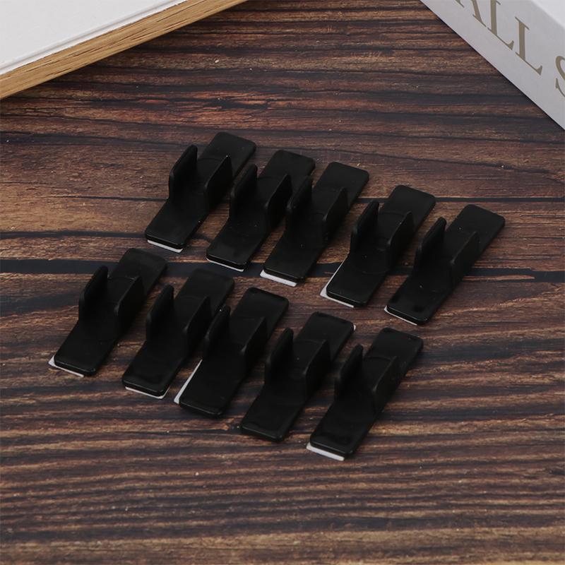 10 ks Samolepicí držák na pero Tužka Plastový klip Držák Stolní Pevné Pouzdro na pero Pro Notebook Stylus Tužka Klip Držák