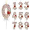 1PC Reusable Birthday Candles Candle Strawberry-Scented Celebration Candles Kids Birthday Party Essentials 7.5x4cm