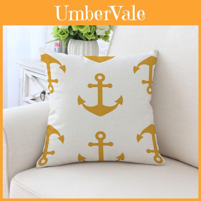 Eye-catching Yellow Geometric Throw Cushion Cover For Modern Home Styling