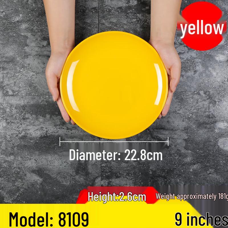 Commercial Melamine Round Dinner Plate