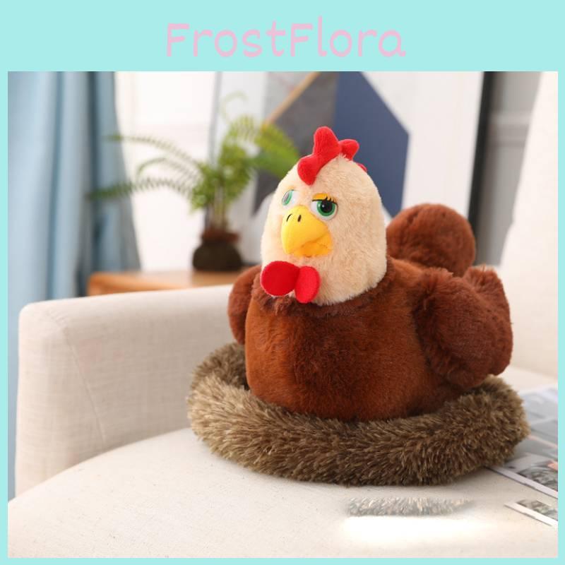 Hen Chicks Plush Stuffed Toy Interactive Education Animal Doll Birthday Gift