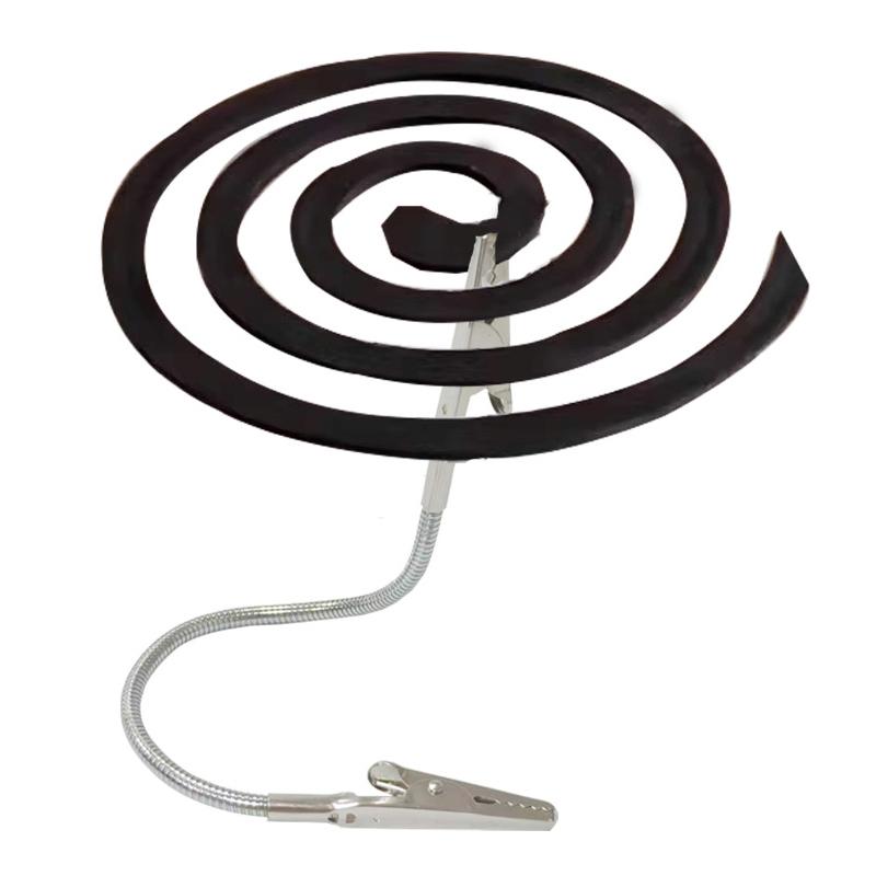 Metal Double Ended Mosquito Coil Clip Portable Broken Incense Clip Stand Mosquito Coil Rack Photo Folder Label Card Holder