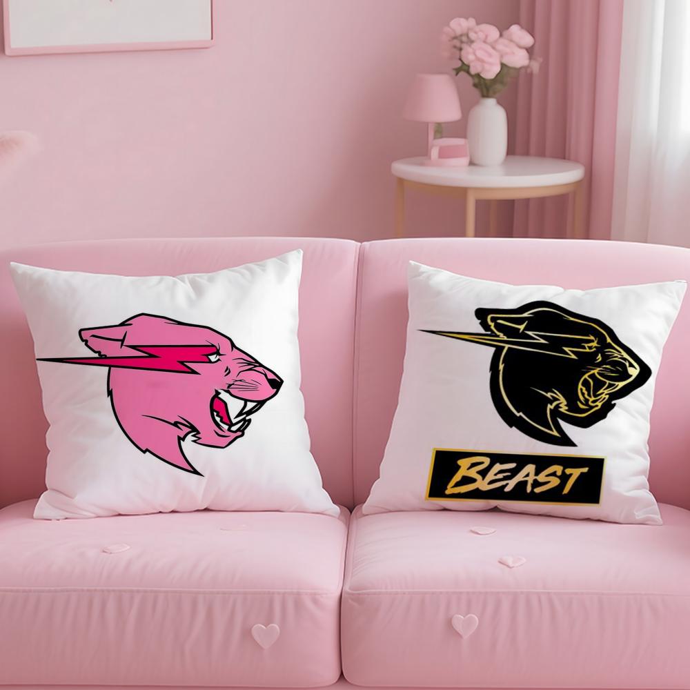 Fodera per Cuscino Mr Beast, Celebrità Popolare di Internet, Morbida e Facile da Lavare – Versatile per Divano, Letto, Viaggio e Ufficio