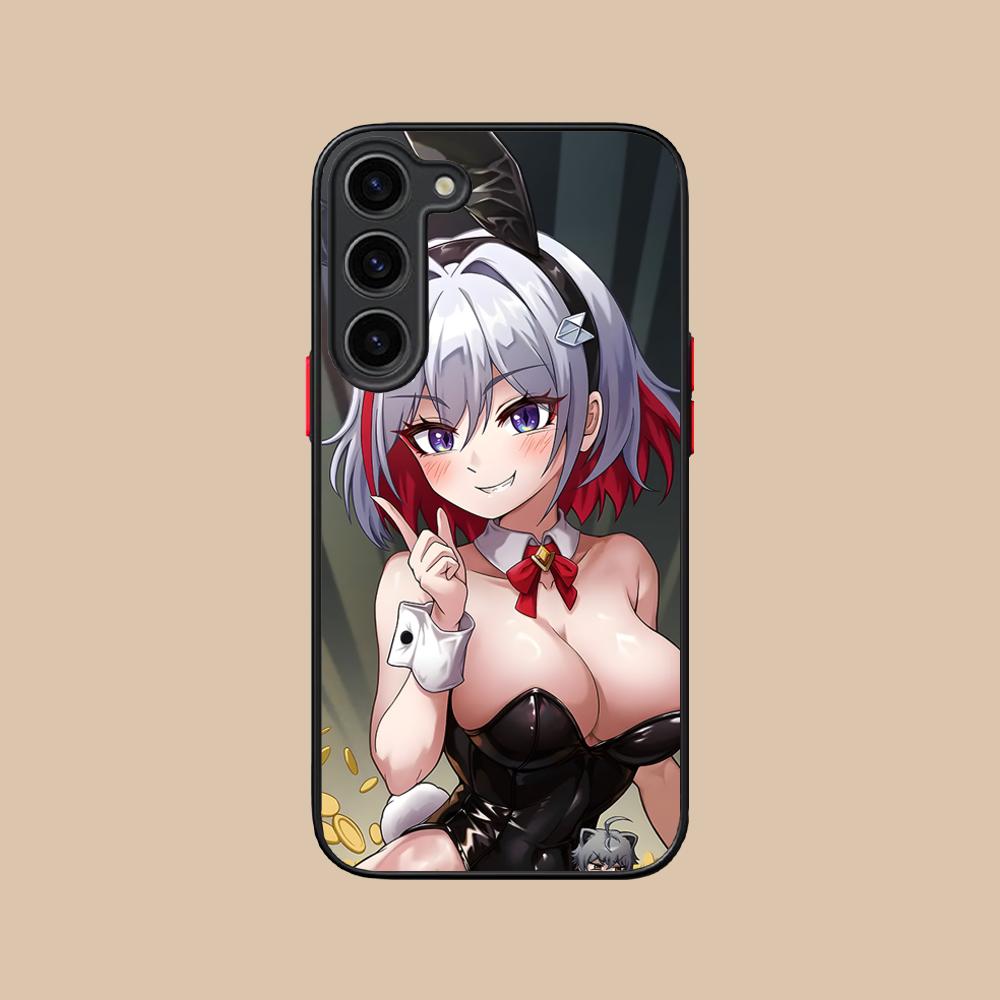 HSR Topaz Silicone Mobile Phone Case for Samsung Galaxy S26 S25 S24 S23 S22 S21 Plus FE Ultra Colorful Cover