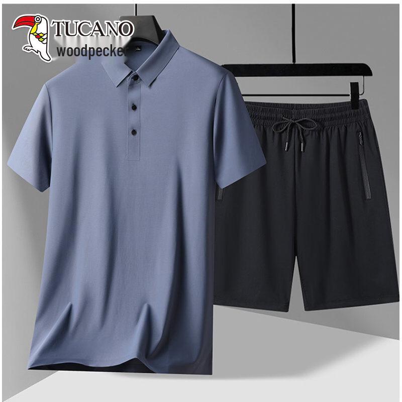 TUCANO Men s Ice Silk Summer Two-Piece Set L