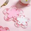 Cherry Blossom Coaster Tea Cup Mat Coaster Insulation Table Mats for Tea Milk Mug Drink Cup Coasters 1PC Mat