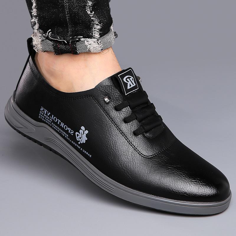 

Модные дизайнерские новые мужские мокасины весна-осень дышащая мужская повседневная обувь легкая кожаная обувь для мужчин 38