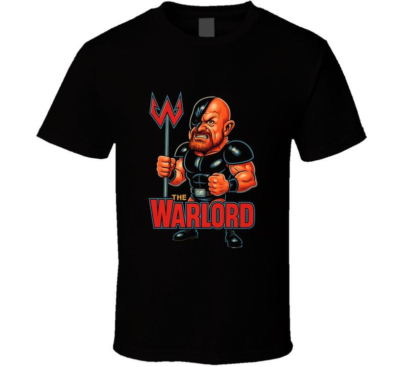 Warlord Retro Wrestling Caricature Unisex T-Shirt S