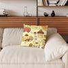 MINISO Cartoon P-Pompompurin-S Cute Pillow Case Sofa Living Room Bedroom Headboard Backrest Cushion Square Cushion Nap Time