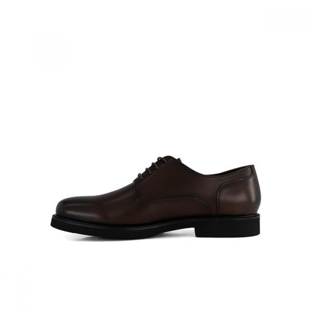 Daks Men Plain Comfort Derby Shoes Dark Brown Drx607kh22
