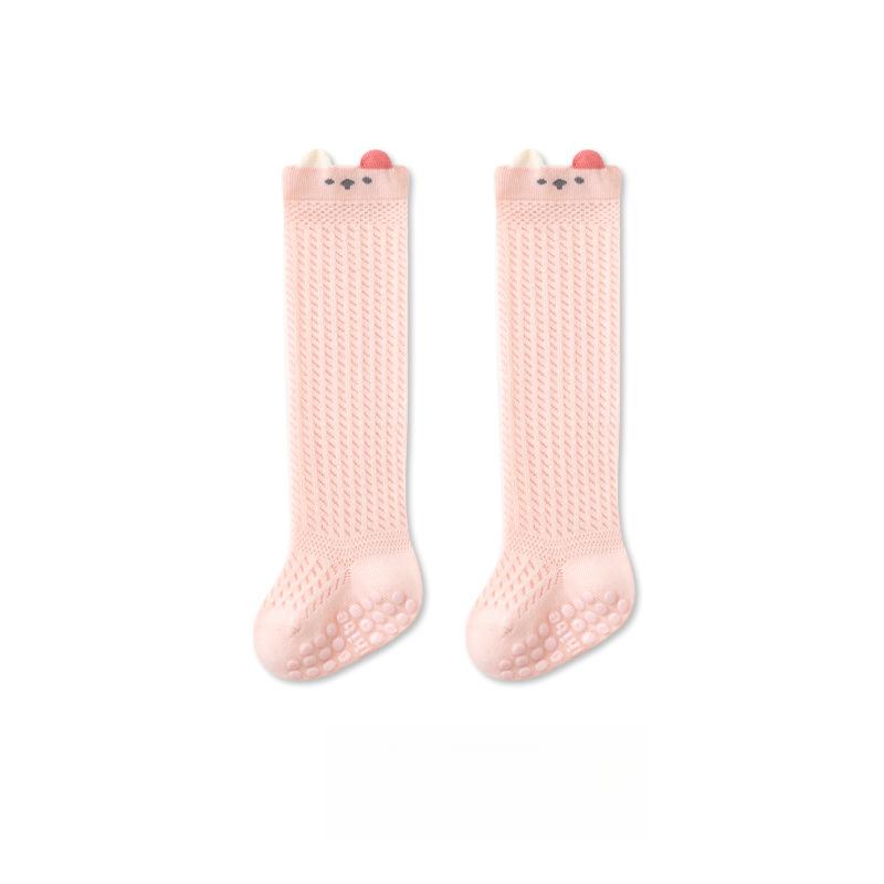 Children's Socks Girls Summer Thin Mesh Cotton Socks Boys Infants Baby Over-the-Knee Socks Anti-Mosquito Socks Class A
