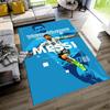 Messi Personalized Name Carpet Suitable for Game Room Balcony Foyer Decorate Room Antislip Carpet Anime Office Decor Perfect Gift for Friends & Family