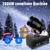 2000W High Power Snowflake Maker Outdoor Simulation Shaking Snow Machine Party Event Stage Snowflake Jet Machine