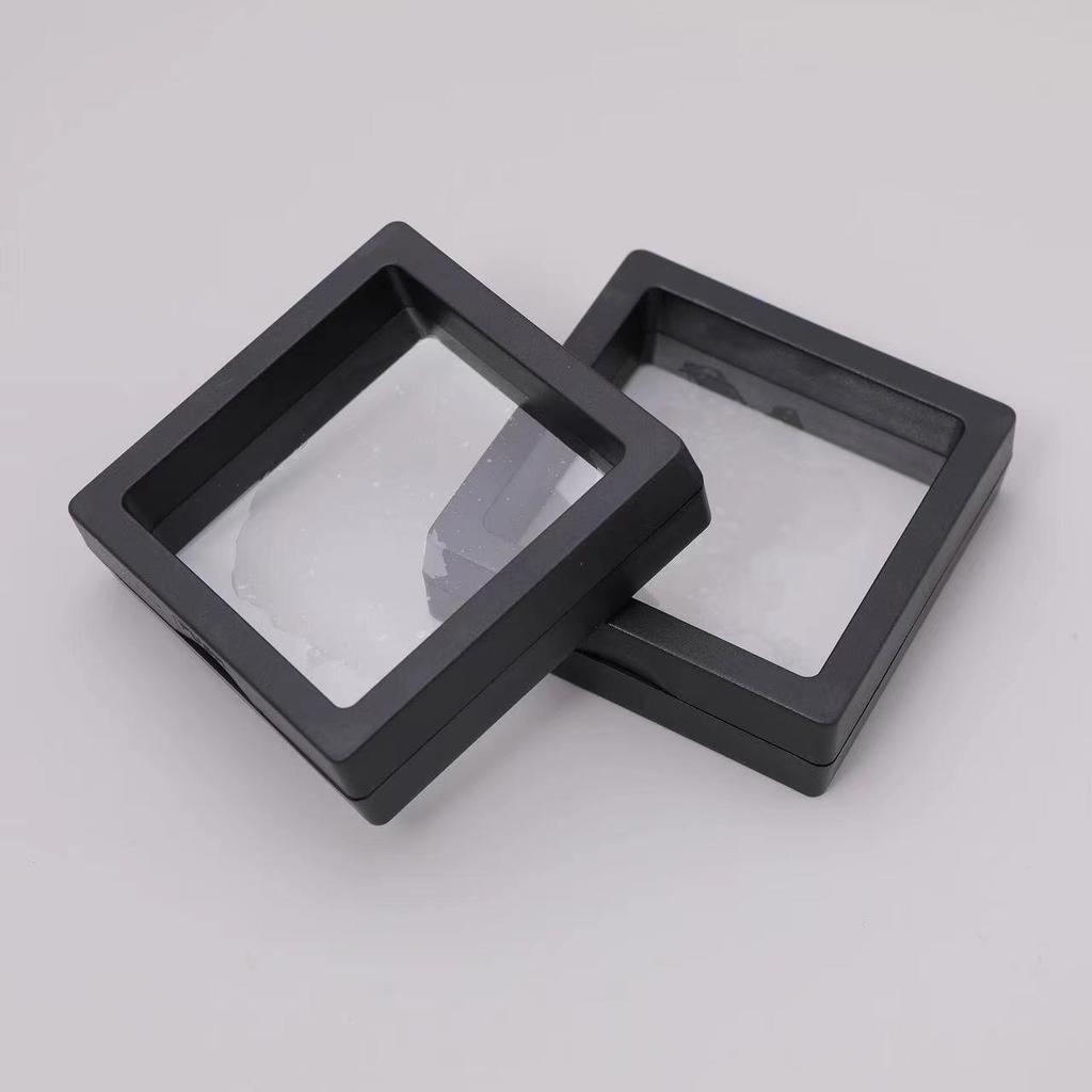 Transparent Anti-Scratch Jewelry Suspension Box with Dustproof Cardboard Sleeve