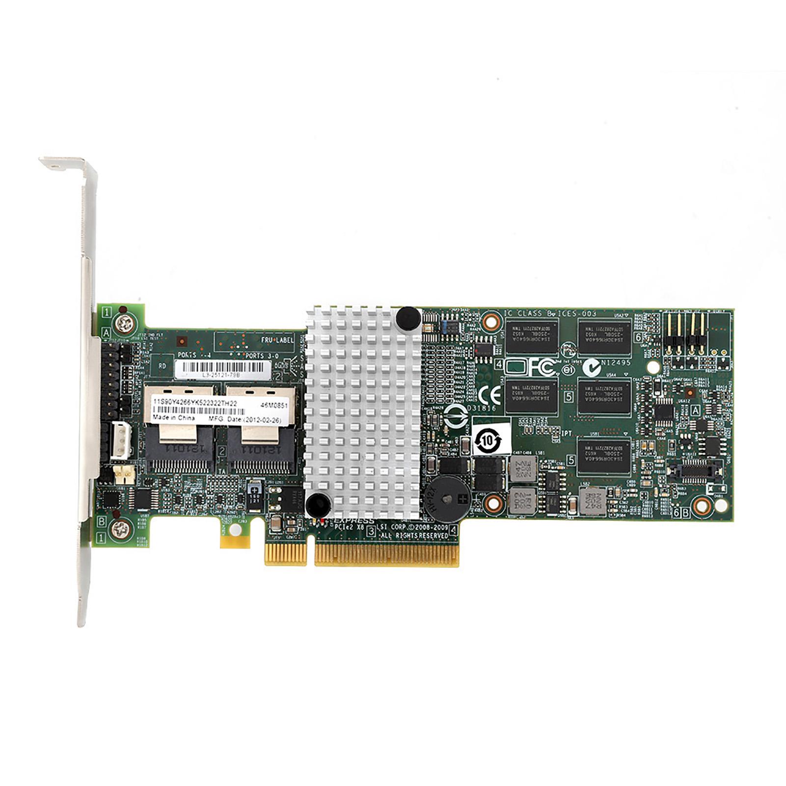 

IBM M5015 Megaraid 9260‑8i SATA SAS Контролер RAID 6G PCIe x8 для LSI 46M0851