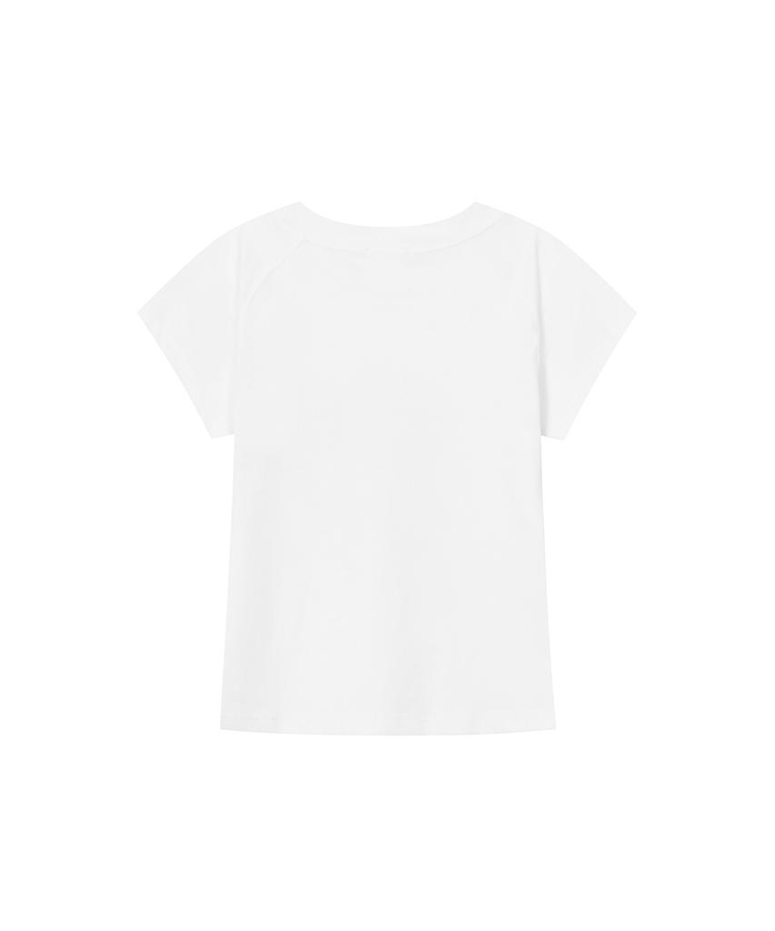 MISEKI SEOUL Hannah Fairy Raglan Short Sleeve White