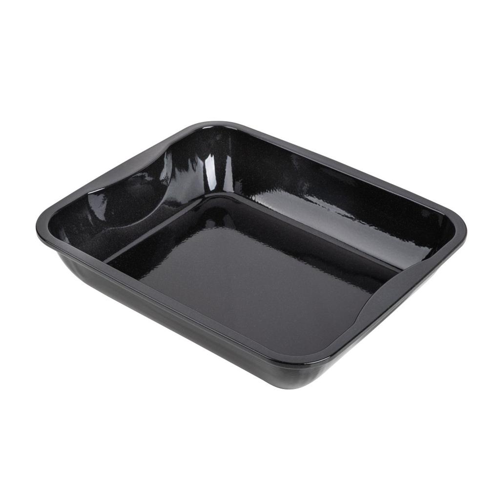 XXL Rectangular Oven Dish In Enamelled Steel 40 X 34 Cm Zenker Spécial Cooking Ref. 7203
