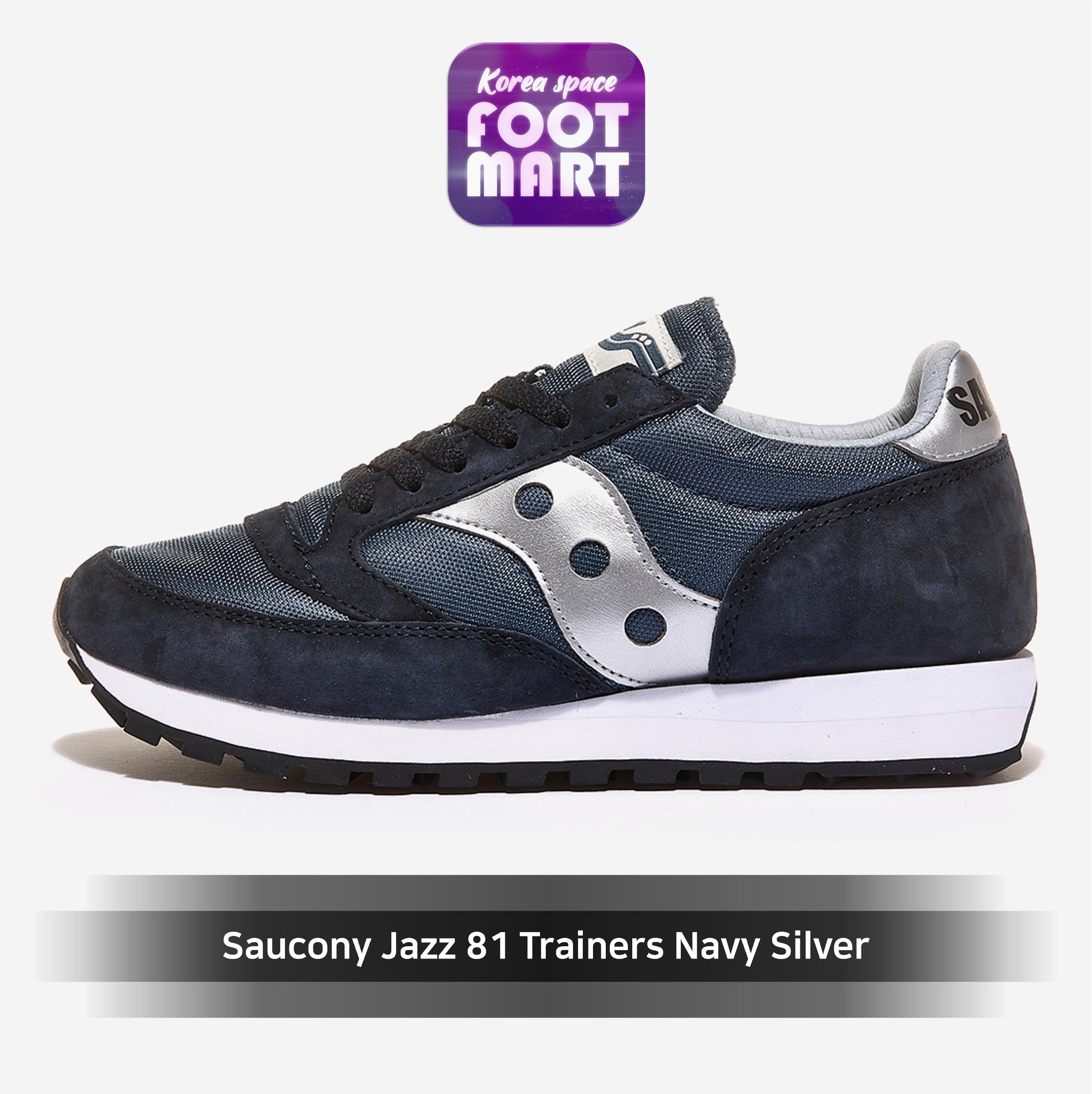 

[Saucony] Кроссовки Saucony Jazz 81 темно-синие / серебристые, новые