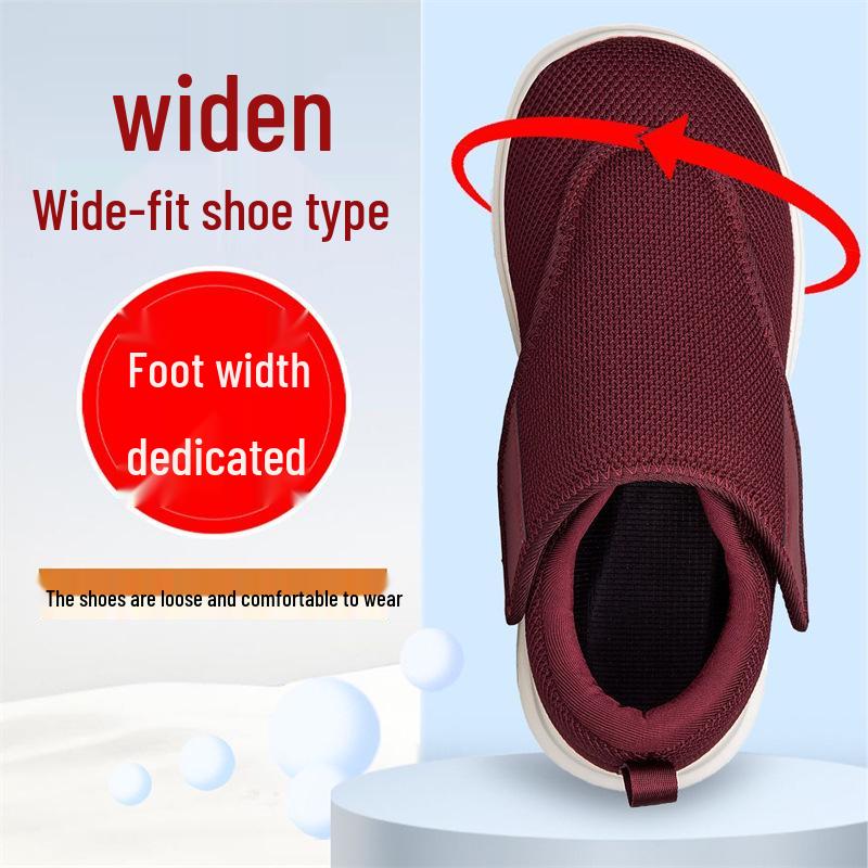 Rozšířené Pohodlné Unisex Chodící Boty pro Široká a Oteklá Chodidla - Velká Velikost