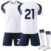 2526 New Season Club Home Kit (Jersey & Shorts) – No. 7 & No. 10 – with Team Badges