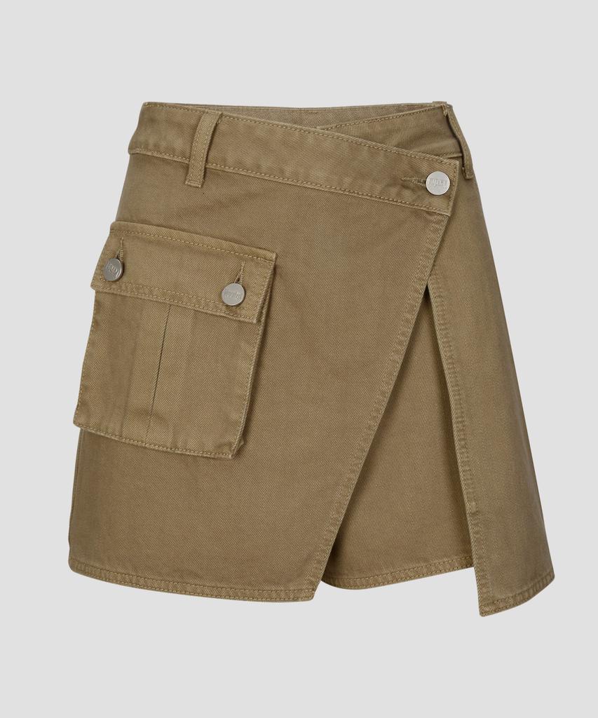Beodeonteu Garment Dyed Multi-Pocket Layered Shorts [Beige]