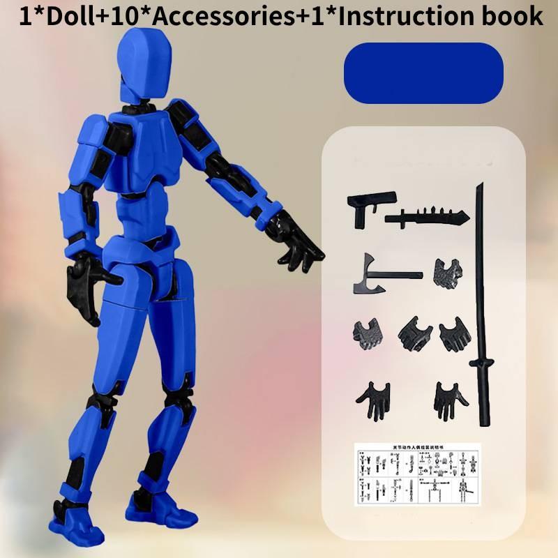 Versatile Jointed Figurine Stress Relief Toy Perfect For Creative Diy Enthusiasts