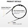 HIAORS 75 Inch Go Kart Throttle Cable Kit Compatible With Predator 212Cc 196Cc VM22 VM24 GX160 GX200 6.5Hp 5.5Hp Engine Manco ASW American Sportworks