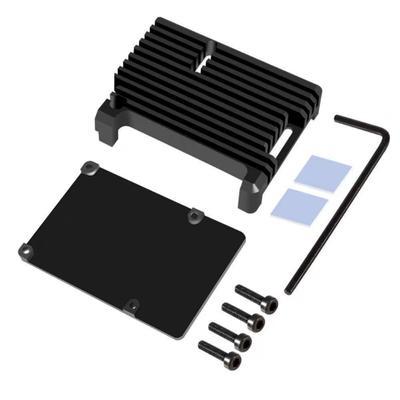 High Performances Pi 4B Armors Case Featuring Double Fan and Aluminium Alloy Construction Heatsink for Raspberry Pi4B