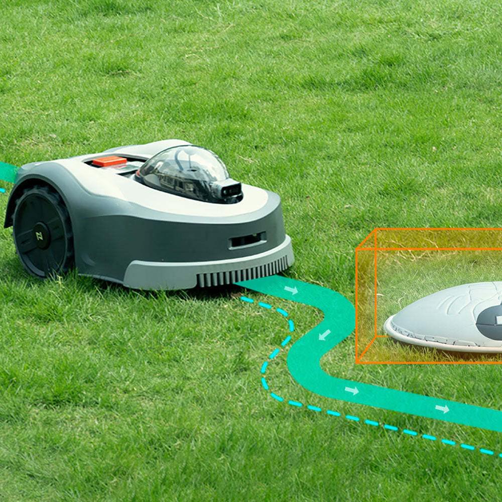 N1000 Automatic Lawn Mower: High-Efficiency, Self-Propelled Trimming with Mobile Phone Path Planning.