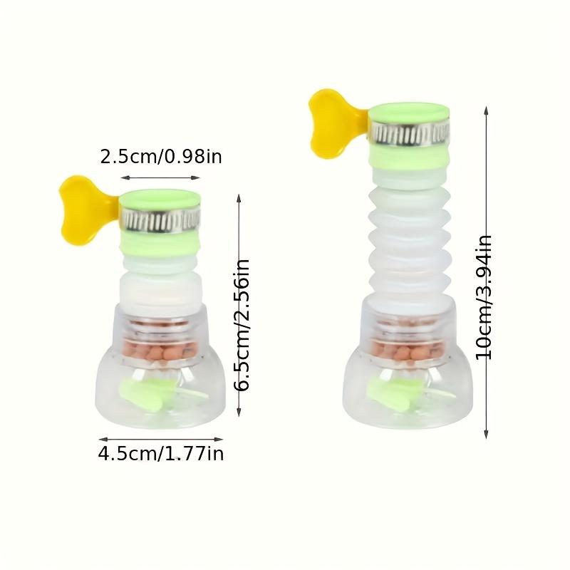 360° Rotating Kitchen Faucet with Splash Guard and Water-Saving Filter, No Battery Required, Shower Head Included